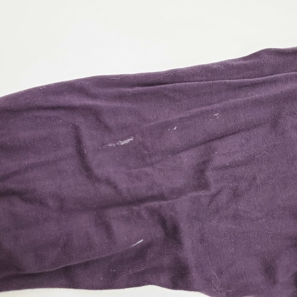 Boden Top 8 Purple‎ Ruched Draped Long sleeve Solid - Picture 6 of 7